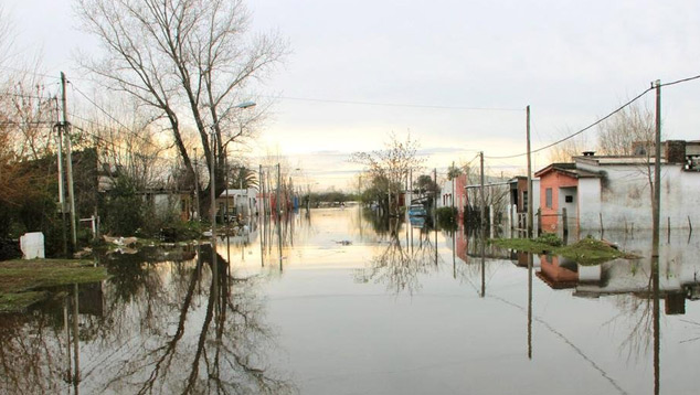 Inundaes no Uruguai j deixaram quase 9 mil fora de casa. Crdito: Secretaria de Comunicao Institucional da Presidncia do Uruguai/Divulgao. 