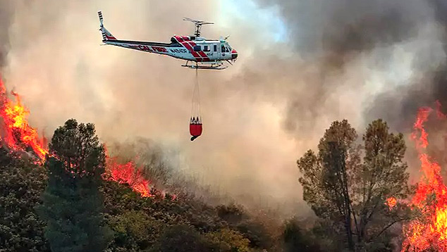 Incndios florestais na Califrnia foram recordes em 2020 e as perspectivas so alarmantes novamente este ano. Crdito: Divulgao Cal Fire.  