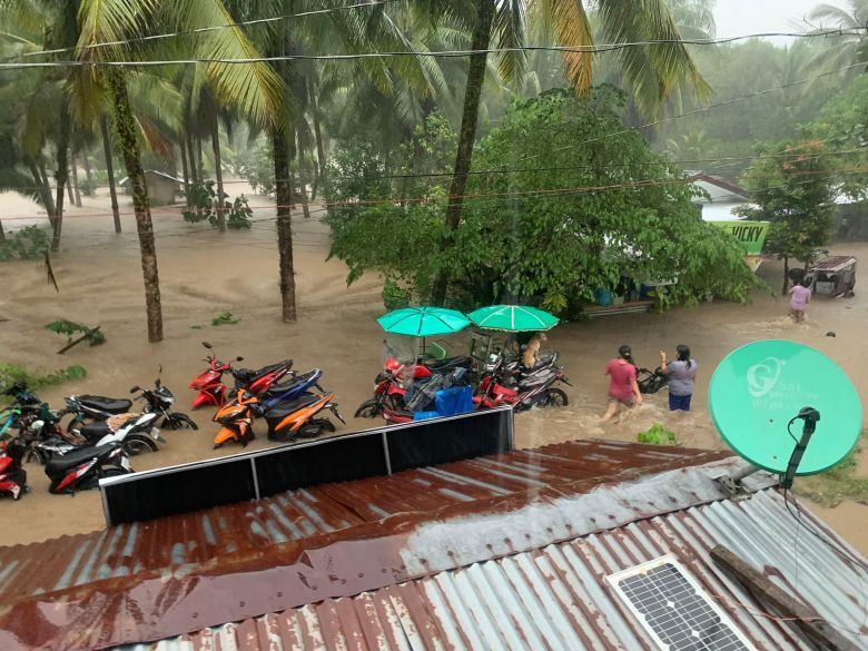 Regio de Maguindanao/Mindanao tomada pelas guas por conta da tempestade Nalgae. Nmero de vtimas fatais passou de 40. Crdito: Divulgao pelo twitter @SandiganJayson  