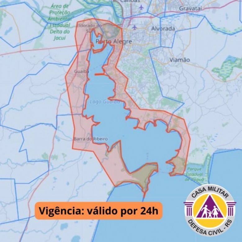 Crdito: Defesa Civil de Porto Alegre