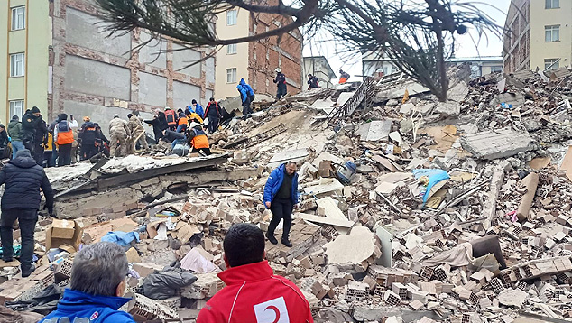 Novo terremoto atinge reas j abaladas pelos tremores do comeo do ms. Crdito: Sul da Turquia em 6 de fevereiro/Divulgao @IFRC Europe 