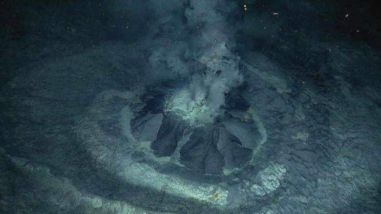 Vulco de lama Borealis Mud descoberto por cientistas da Arctic University of Norway no Mar de Barents este ms. Crdito: Divulgao UIT/AKMA3   