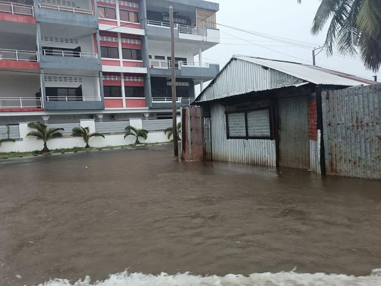 Cerca de 7 mil pessoas foram afetadas diretamente pela chegada do ciclone Gamane ao norte de Madagscar. Crdito: divulgao via X (twitter) @SaveChildren KE
