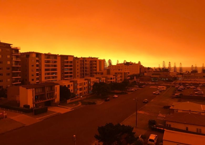 Port Macquarie, Nova Gales do Sul. Cr�dito: Imagem divulgada pelo twitter @marcdodd 