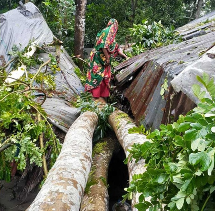 Imagem publicada pelo twitter da organiza��o humanit�ria Bangladesh Red Crescent Society @BDRCS1