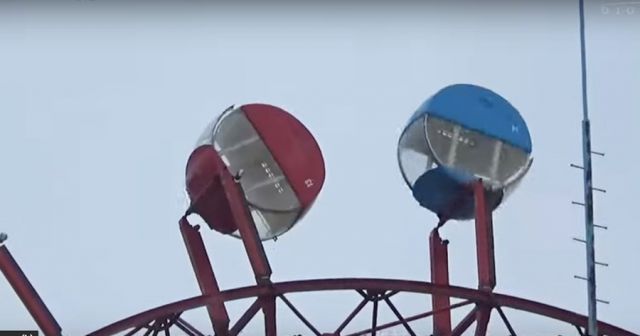 Roda gigante em Shikoku, est� desativada. Imagem divulgada no youtube/Asahi. 