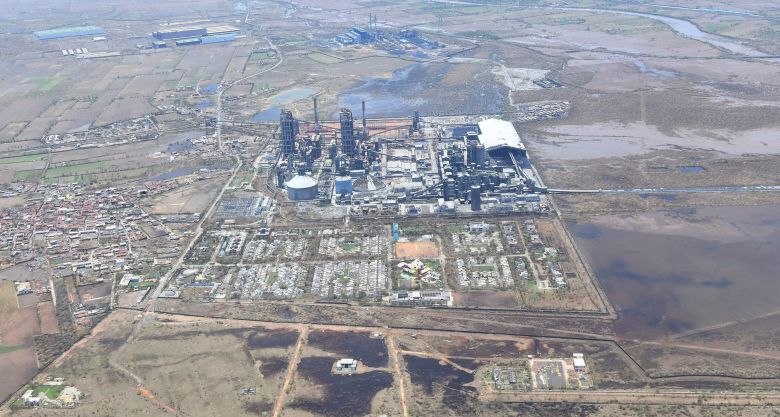 Imagem a�rea de regi�o afetada em Gujarat pelo ciclone tropical Tauktae. Cr�dito: Imagem divulgada pelo twitter do Gabinete do Ministro-Chefe de Governo de Gujarat @CMOGuj