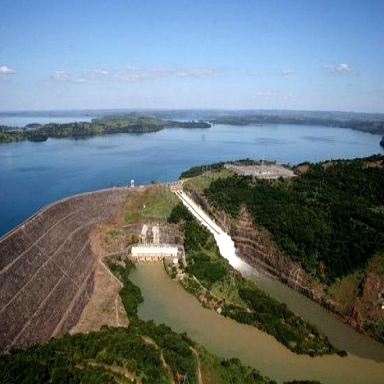 Imagem ilustrativa da Hidrelétrica de Emborcação, no estado de Minas Gerais. Crédito: Divulgação CEMIG.