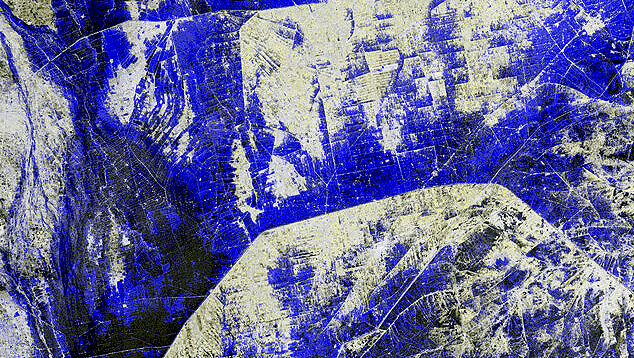 Detalhe de �rea inundada no Paquist�o, ap�s chuvas de mon��o hist�ricas. Cr�dito: ESA 