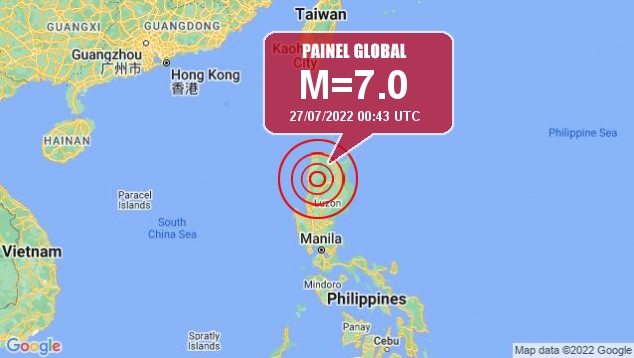 Cr�dito: Painel Global/GoogleMaps