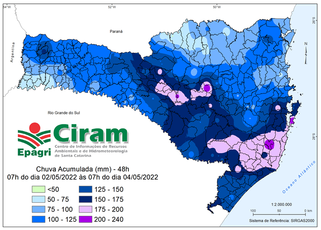Cr�dito: EPAGRI/CIRAM