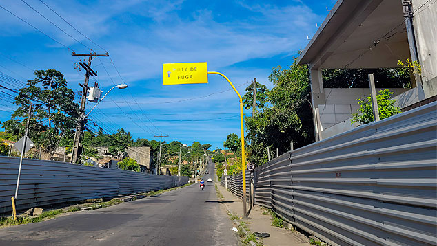 Ladeira do Calmon, rota de fuga do bairro Mutange, em Macei, em caso de sada imediata. Crdito: Gsio Passos/Agncia Brasil/Fotos Pblicas 