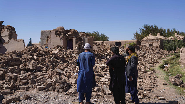 Mais um forte terremoto atingiu o Afeganisto no domingo. Regio vive abalos frequentes desde 7 de outubro. Crdito: Divulgao via twitter @IFRCAsiaPacific