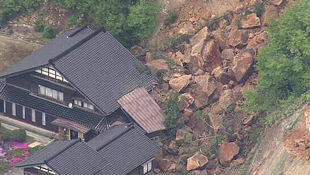 Terremoto provocou danos na provncia de Ishikawa, na costa oeste do Japo. Crdito: Reproduo imagens divulgadas via twitter @nhk news