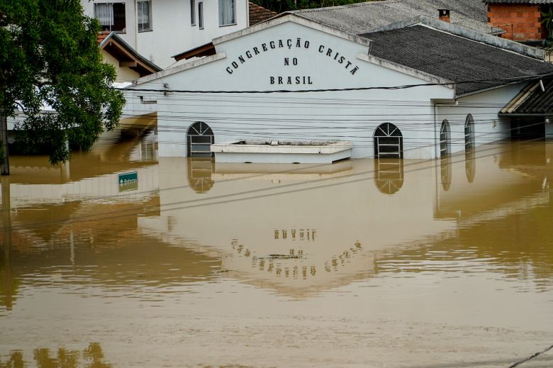 Rio do Sul, Vale do Itaja, enfrenta a pior enchente em 12 anos. Crdito: Marco Favero/SECOM/Fotos Pblicas  