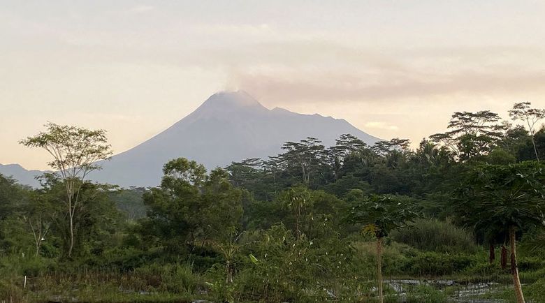 Monte Merapi aps recente atividade na Indonsia. Crdito: BPPTKG