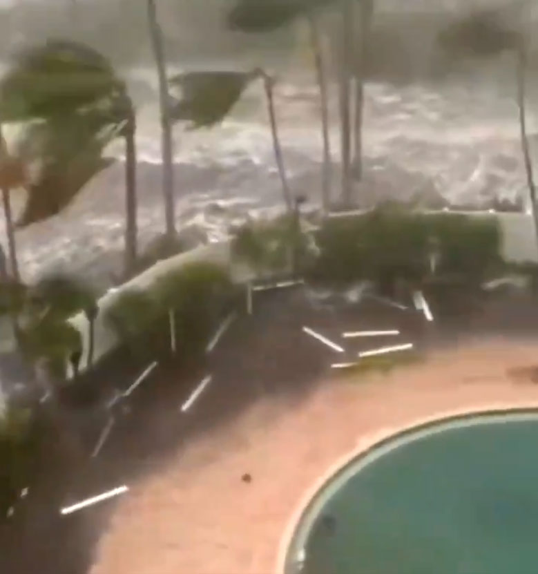 Ventos arrasadores atingiram a Jamaica e milhares est�o sem energia el�trica. Cr�dito: reprodu��o via X @Upuknews1