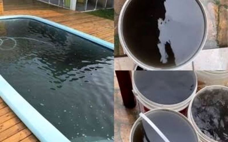 O fen�meno da chuva escura surpreendeu e foi amplamente divulgado pelos moradores do RS. Cr�dito: divulga��o via Threads silvio.martinello