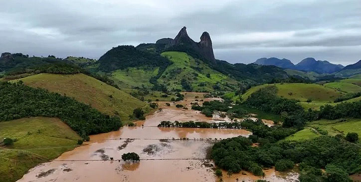 14 munic�pios est�o em situa��o de emerg�ncia por conta de enchentes no Esp�rito Santo. Cr�dito: divulga��o Governo do ES 