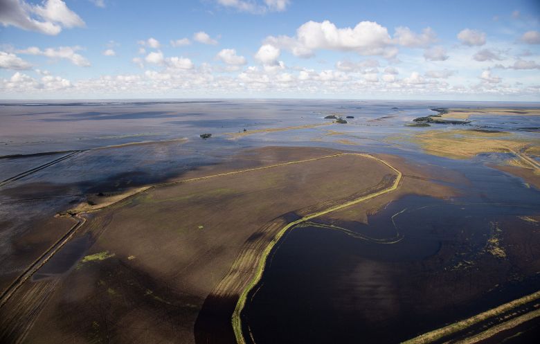 Sobrev�o realizado em Pelotas e em S�o Louren�o do Sul no dia 14 de maio. Cr�dito: Gustavo Vara/Fotos P�blicas