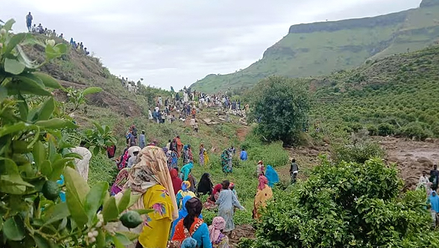 Montanhas de Marrah, no oeste do Sud�o, onde centenas foram atingidos por deslizamento. Cr�dito: divulga��o Movimento de Liberta��o do Sud�o