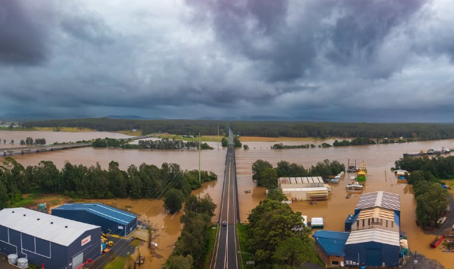 Interior de Nova Gales do Sul foi castigado com mais de 600 mm de chuva. Cr�dito: divulga��o via Instagram @bureauofmeteorology<BR>