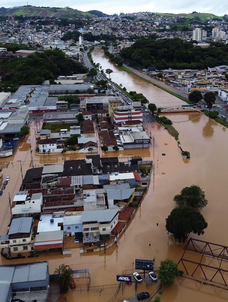 Chuvas fortes em Juiz de Fora e Ub� na zona da mata de Minas Gerais deixaram mortos e feridos. Cr�dito: RS via Fotos Publicas