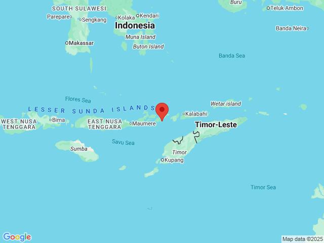 Localizao do vulco Iliwerung