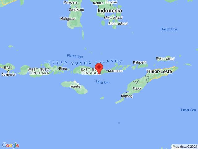 Localizao do vulco Iya